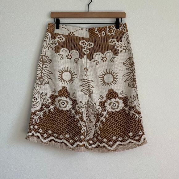 Beatrice .b Lace Bermuda Shorts Lace Anthropologie Size M - Picture 4 of 5